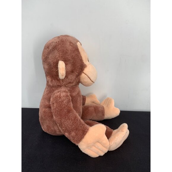 14 Inch Curious George Missing Tag Brown Plush Stuffed Monkey Embroidered Face - Picture 4 of 9